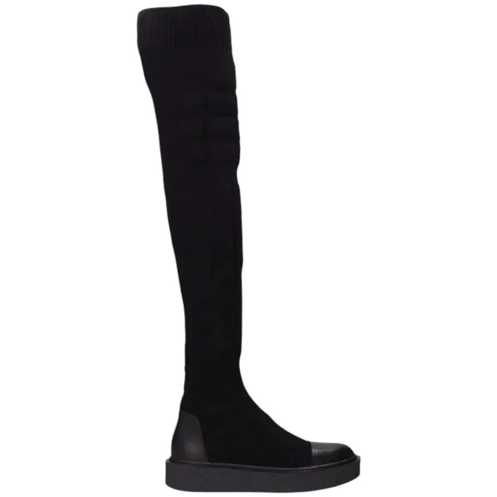 NIB max mara 35mm wooly knit over-the-knee boots